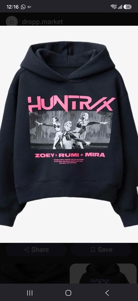 Zara Netflix K-Pop: Demon Hunters Hoodie - photo 2