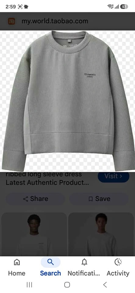 Zara Chromatic Studio Ribbed Long Sleeve Top Size 6-7