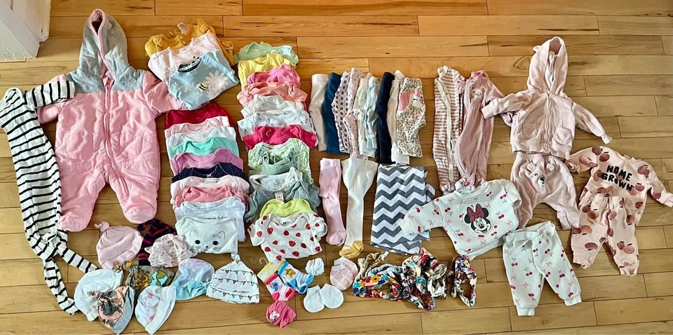 0-3 months baby girl bundle