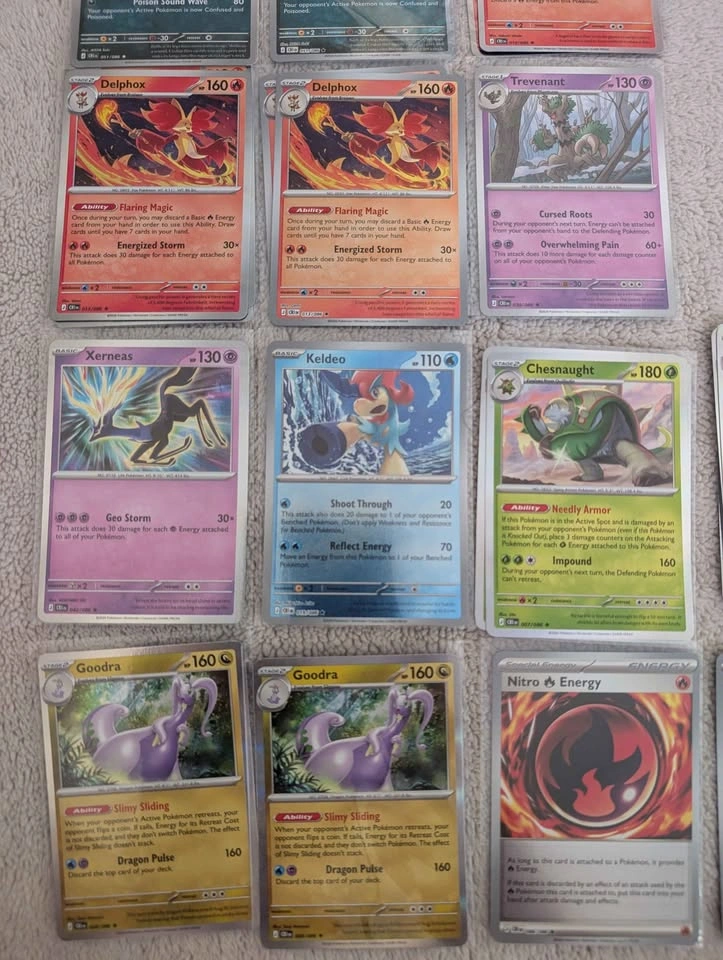 Pokemon TCG Chaos Rising holo and reverse holo rare cards - photo 2