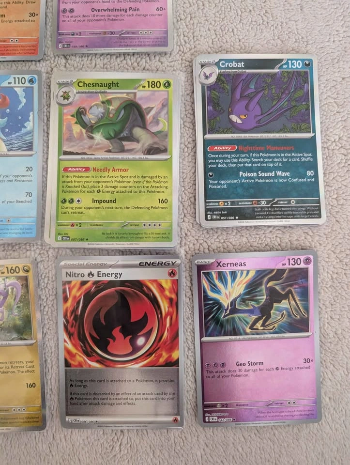 Pokemon TCG Chaos Rising holo and reverse holo rare cards - photo 3