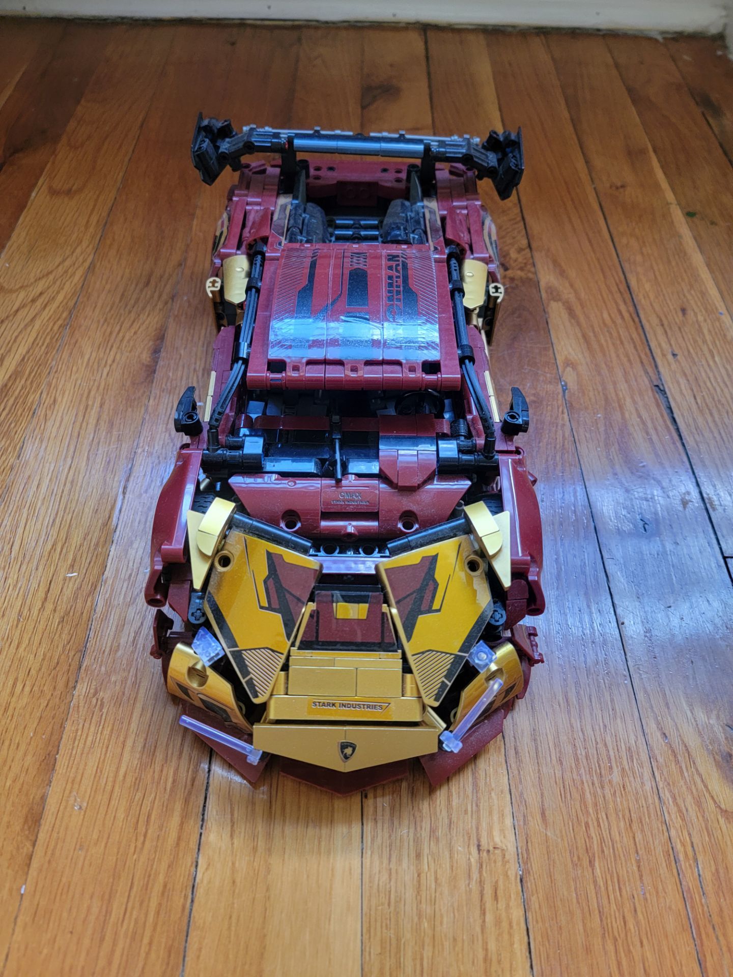 Stark Industries Iron Man Lamborghini Building Block Car
