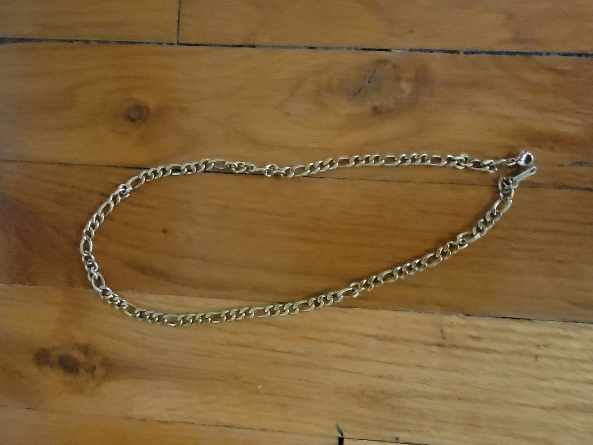 Silver Figaro Chain Necklace