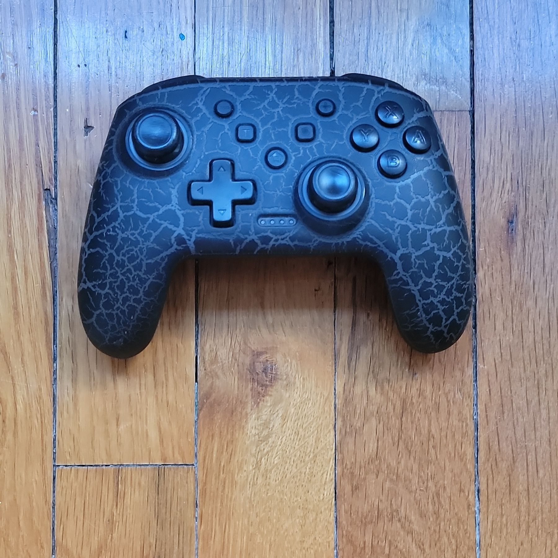 Black Wireless Game Controller with LEDS