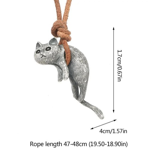 Cat Necklace Cute Gift Cat Neck Jewelry Personality