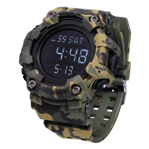 Activa X Invicta Digital Men's Watch - 56mm, Camouflage, Green