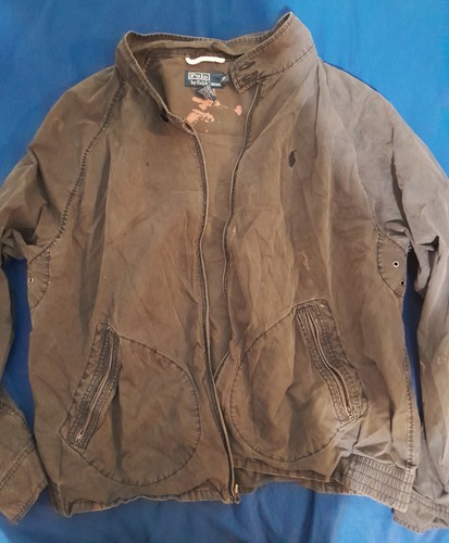 Vintage Polo Ralph Lauren Harrington Jacket 90’s Brown XXL