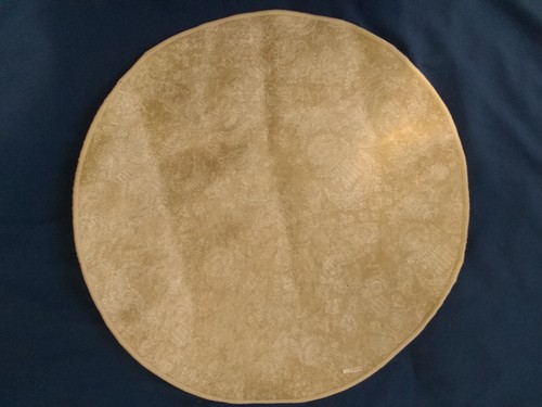 Round Rug Beige Color Area Living Room Indoor Outdoor Carpet