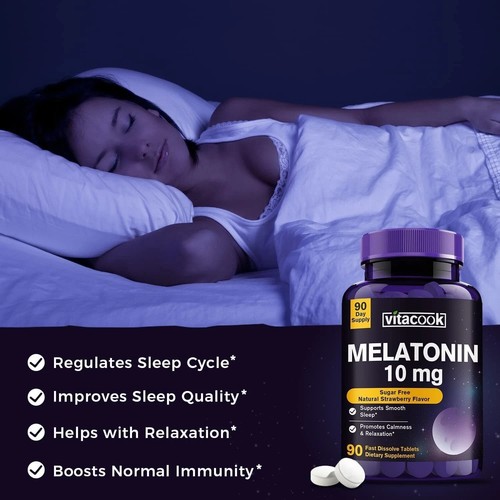 Sleep Aid Balanced Mood Natural Flavor Fast Dissolve Tablets