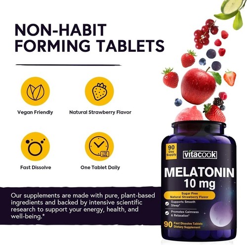 Sleep Aid Balanced Mood Natural Flavor Fast Dissolve Tablets - photo 5