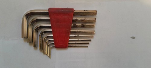 8 SAE Hex Keys: 1/16" to 1/4" - photo 2