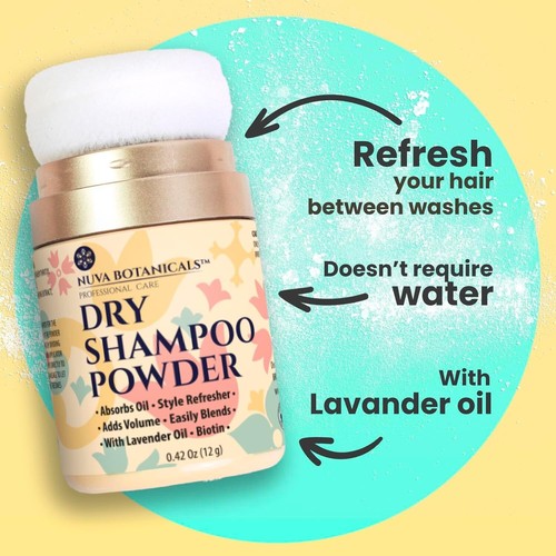 Non Aerosol Dry Shampoo Powder with Biotin - photo 2