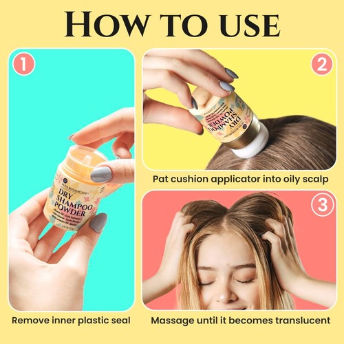 Non Aerosol Dry Shampoo Powder with Biotin - photo 3