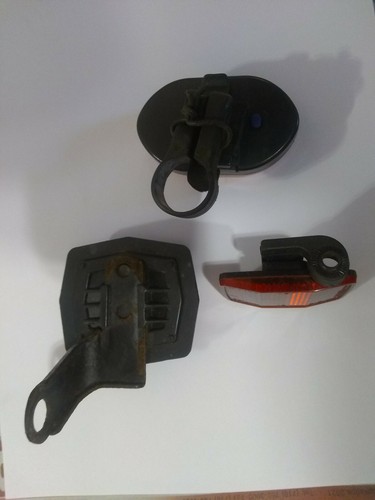 Bundle Bicycle 2 Reflective Warning Reflectors and 1 Bike flushi - photo 2