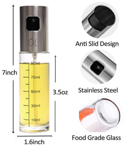 Oil Sprayer for Cooking, Olive Oil Sprayer for Air Fryer - photo 2