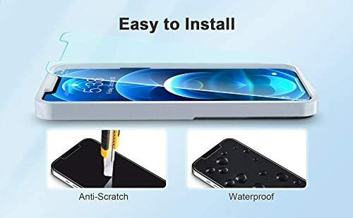 iPhone 12 Mini Screen Protector 3 Pack, 2.5D Edge - photo 2