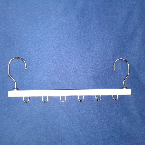 Wall Mount Rack Hanging Organizer Storage 2 Hooks Rail Holder