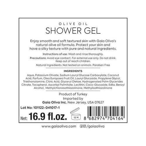 Tangerine Liquid Shower Gel Olive Oil Moisturizing Body Wash - photo 2