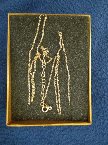 Sapphire Necklace 14K Gold Vermeil Plated .925 Sterling Silver - photo 2