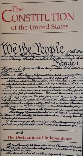 Pocket Constitution United States of America & Declaration of In