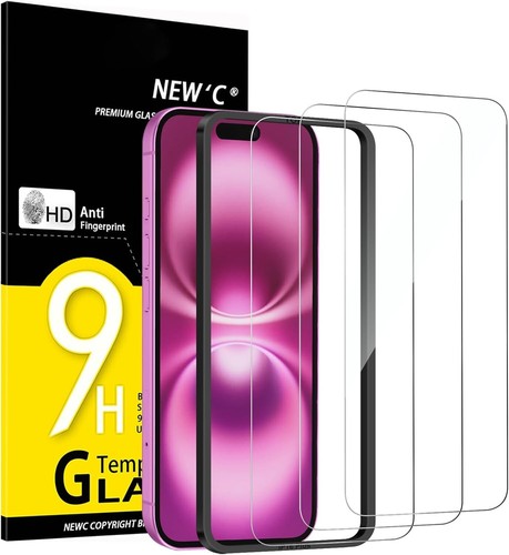 3 Pack Designed for iPhone 16 Plus Screen Protector