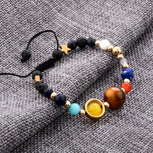 Chakra Bracelet Beads Jewelry Natural Stones Solar System - photo 2
