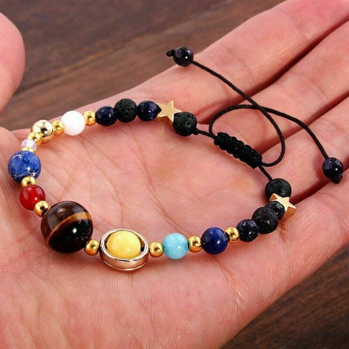 Chakra Bracelet Beads Jewelry Natural Stones Solar System - photo 3