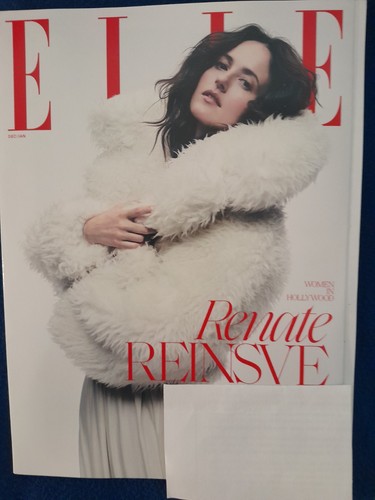 ELLE USA MAGAZINE Dec 2025 Jan 2026 Renate Reinsve NEW