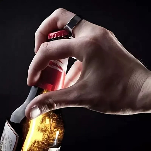 Bottle Cap Opener Ring for Beer and Soda