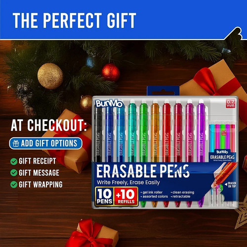 BUNMO Erasable Gel Pens - Multicolor Cute Pens - School Supplies - photo 2