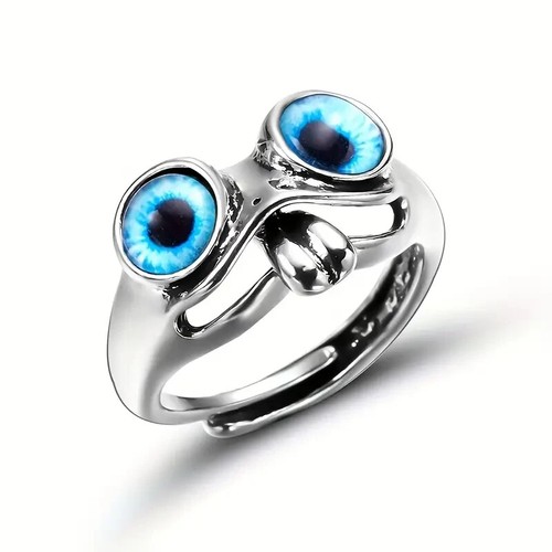 Creative Devil's Eye Frog Adjustable Ring - photo 3