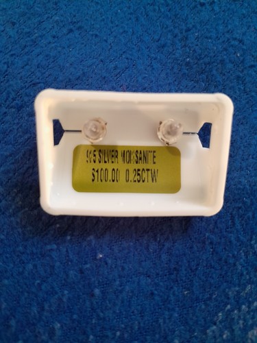 Sterling Silver .25 CTW Moissanite $100 Value - photo 2