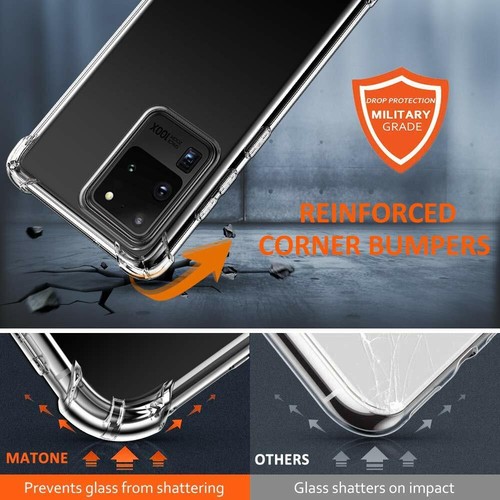 Samsung Galaxy S20 Ultra Case Crystal Clear Slim Cover - photo 5