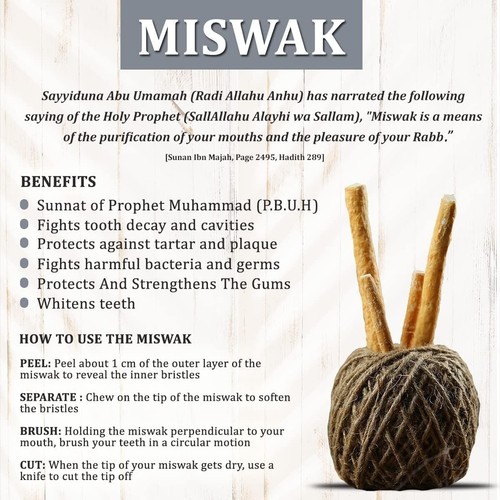 Miswak Sticks for Teeth, Sewak Natural Toothbrush - photo 3