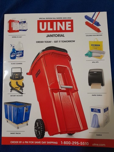 ULINE FALL / WINTER 2025 - 2026 JANITORIAL CATALOG