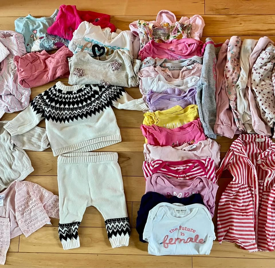 3-6 months baby girl bundle - photo 3