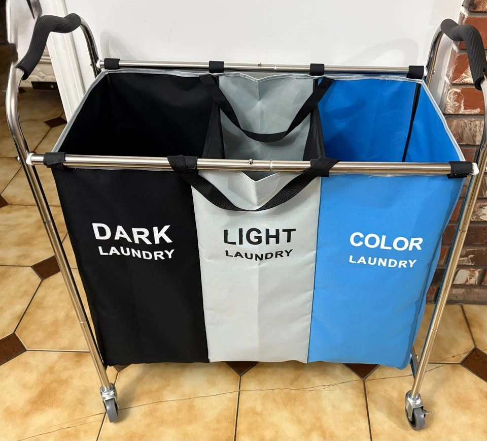 YCHF 240L 3-Section Laundry Hamper - photo 2