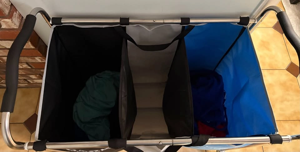YCHF 240L 3-Section Laundry Hamper - photo 3
