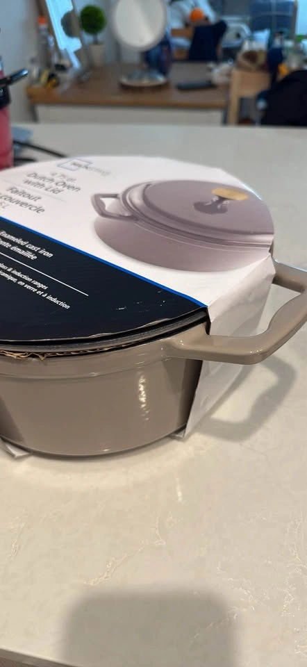 Mainstays 4.75 qt Enameled Cast Iron Dutch Oven with Lid - photo 3