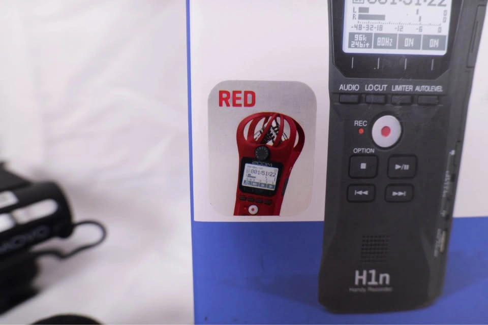 ZOOM h1n Stereo Field Microphone RED - photo 2