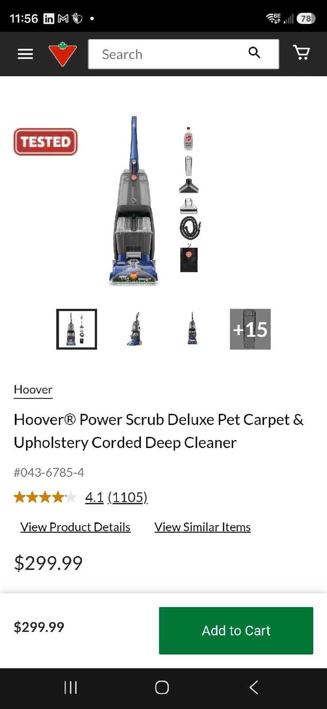 Hoover Power Scrub Deluxe Pet Carpet & Upholstery Cleaner - photo 2
