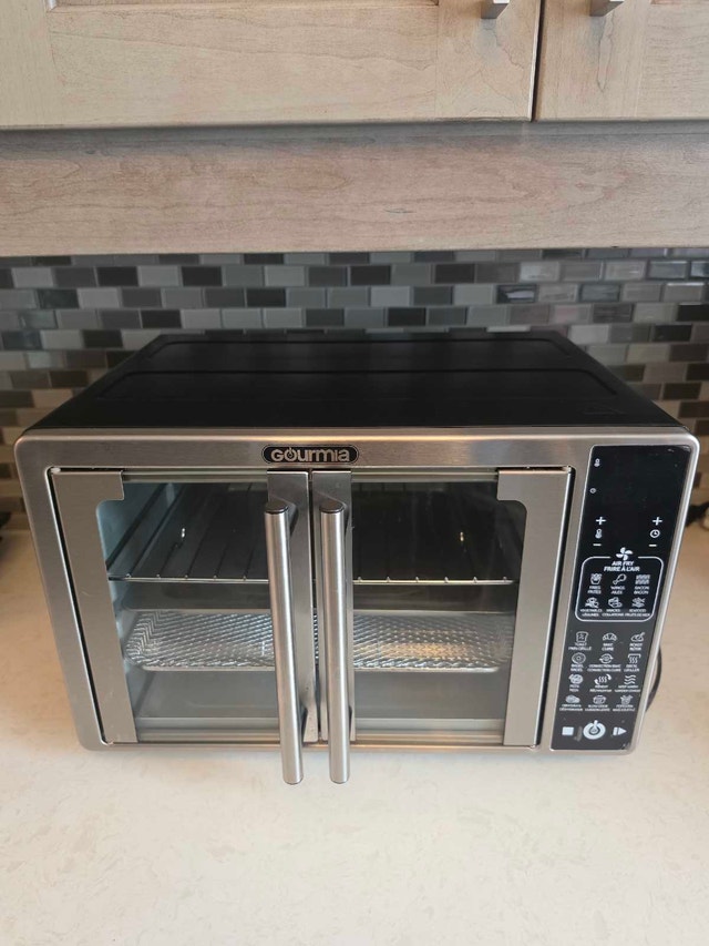 Gourmia Stainless Steel Auto French Door Digital Air Fryer Oven