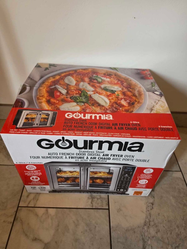 Gourmia Stainless Steel Auto French Door Digital Air Fryer Oven - photo 4
