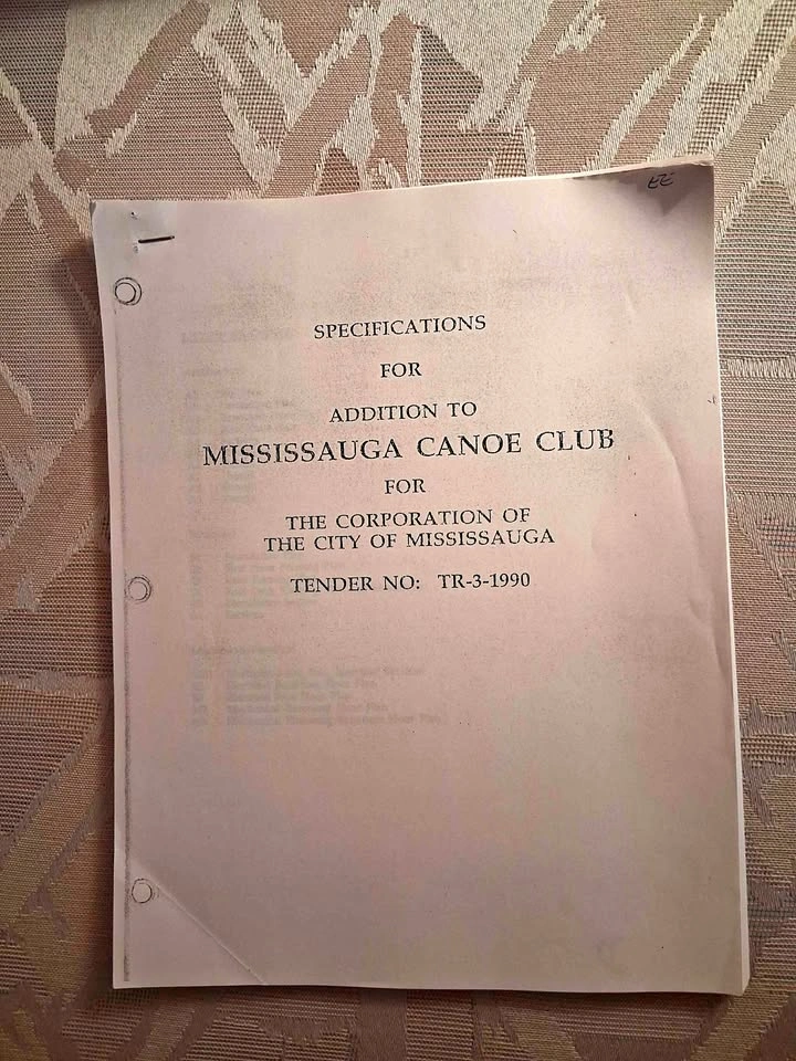 Vintage 1990 Mississauga Canoe Club Historical Document Booklet