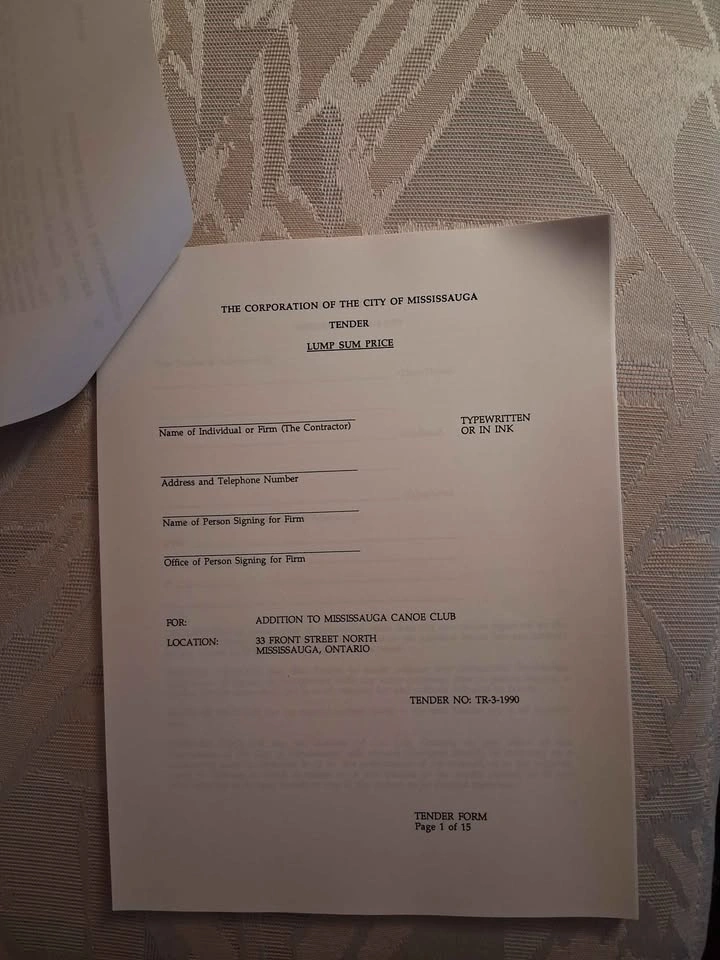 Vintage 1990 Mississauga Canoe Club Historical Document Booklet - photo 3