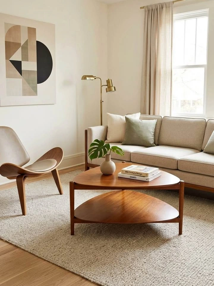 West Elm Mid-Century Retro Tripod Coffee Table – Acorn