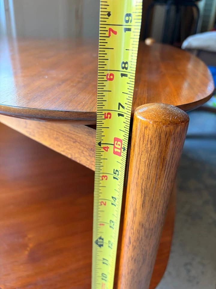 West Elm Mid-Century Retro Tripod Coffee Table – Acorn - photo 5