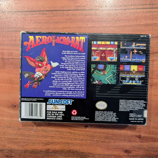 SNES - Aero the Acrobat - photo 3