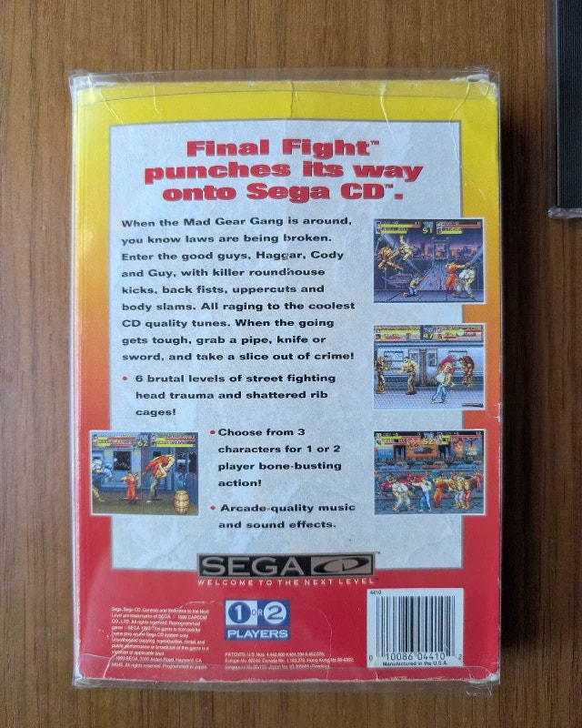 Sega CD - Final Fight CD CIB - photo 3