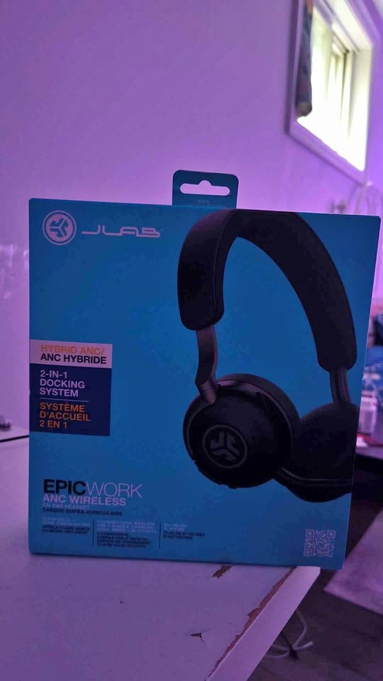 New JLab Epic Work ANC Wireless Headphones